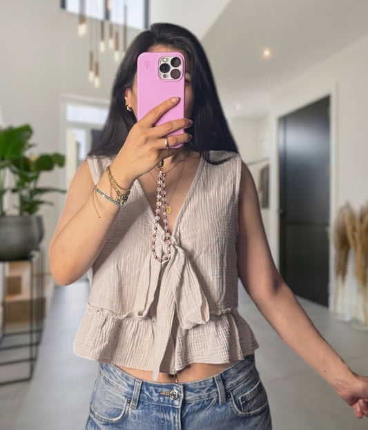 Musselin Top Coco versch. Farben